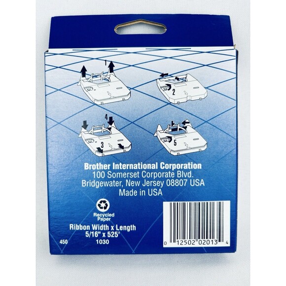 Brother Correctable Film Ribbon 1030 Black‎ Sealed AX Series Typewriter NEW!!! - Picture 2 of 6